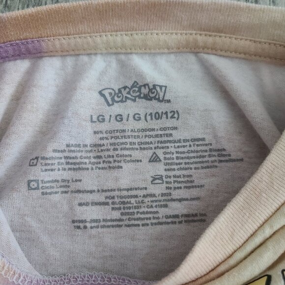 Pokémon Trick or Treat Pikachu & Eevee Halloween Tie Dye T-Shirt Kids L 10/12 - Picture 8 of 9